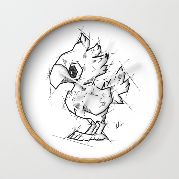Chocobo Handmade Drawing Made In Pencil And Ink Tattoo Sketch