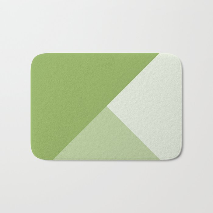 Green Tones Bath Mat