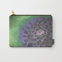 Purple Dahlia Carry-All Pouch