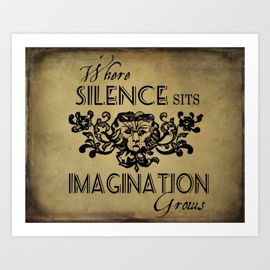 Where Silence Sits Art Print