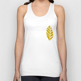 Cozy collection: mix and match Nordic leaves blush pink Unisex Tank Top