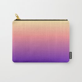 PURPLE SUNSET WARM OMBRE COLORS  Carry-All Pouch