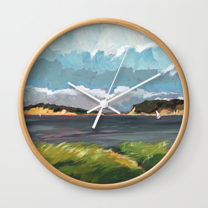 Wells Fleet Cape Cod Wall Clock By Gordcoulthart Society6