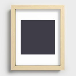 Deep Well Gray Recessed Framed Print