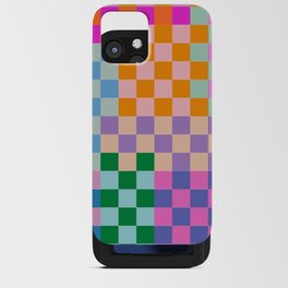 Checkerboard Collage iPhone Card Case
