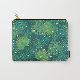 Tropical Gold Dots Carry-All Pouch
