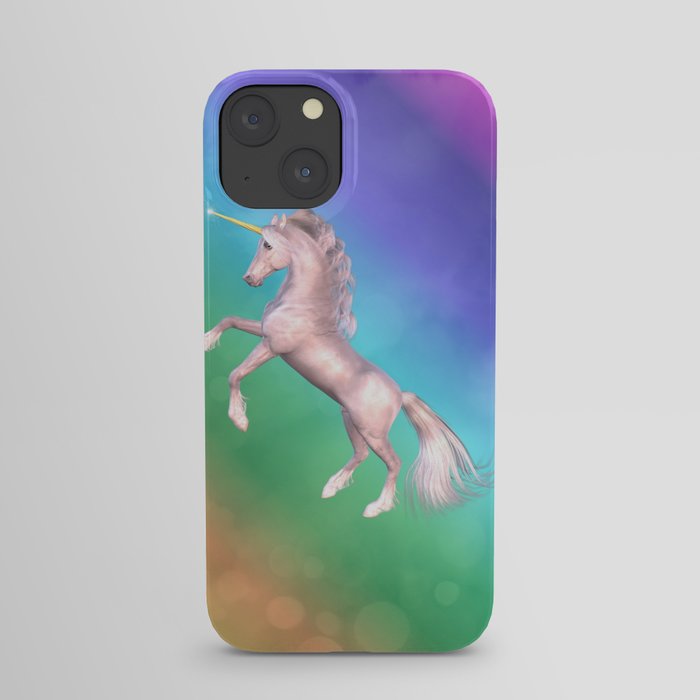 Rainbowdreams White Beauty Unicorn iPhone Case
