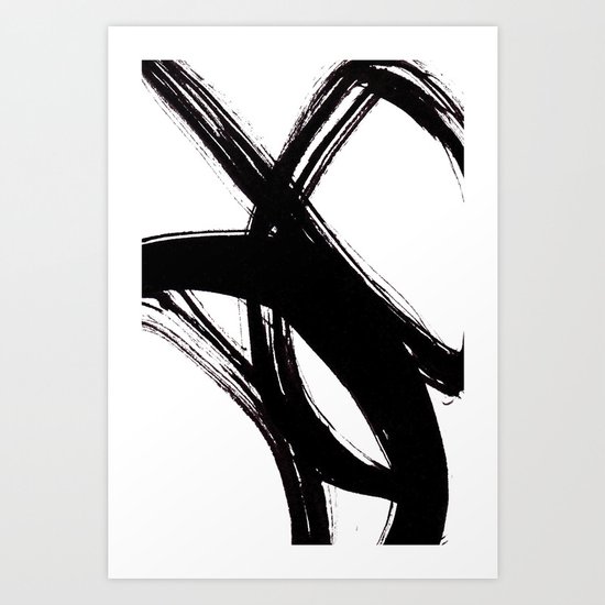 Abstract Wall Art Abstract Print Black White Abstract Print Black White Art Minimalist Print Ab Art Print By Pdfdecor Society6