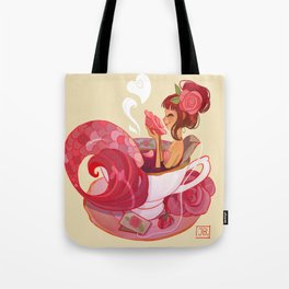 Tea Mermaid Tote Bag