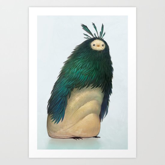 Pooting Lilbitry Art Print