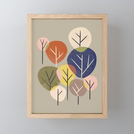 Multicolor Grove Framed Mini Art Print