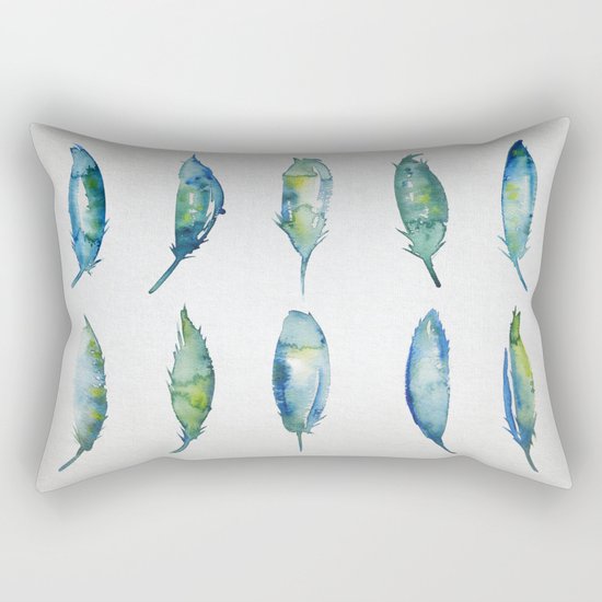 Feather Collection Rectangular Pillow
