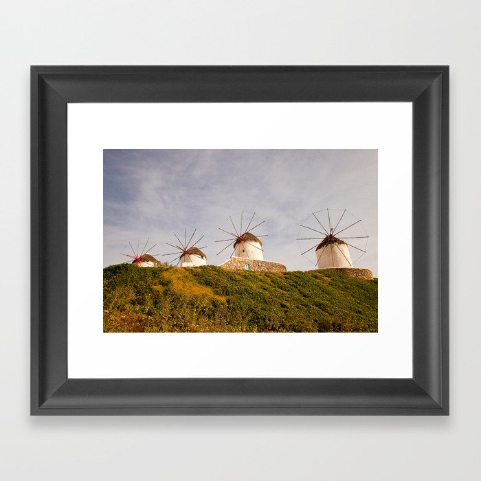 Windmills Framed Art Print