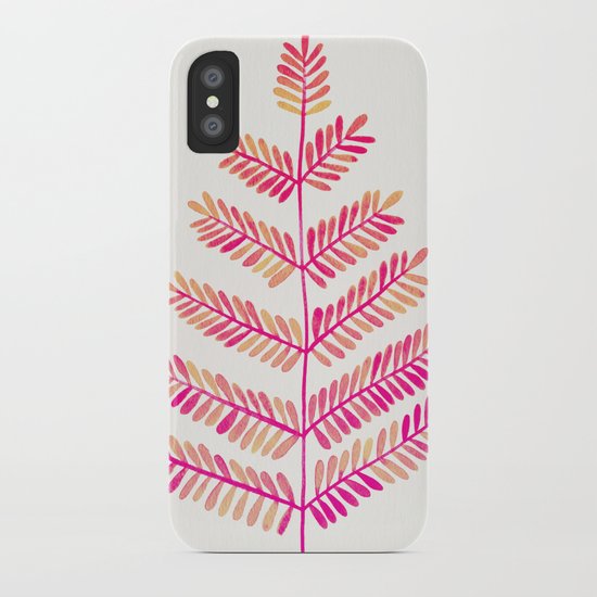 Leaflets – Pink Ombré Palette iPhone Case