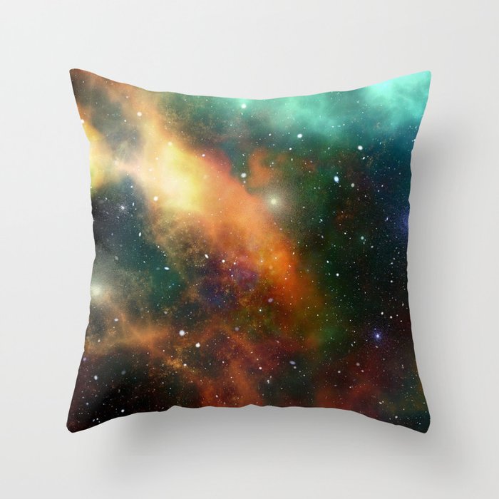 Cosmic Orion Nebula Constellation Stars Space Universe  Throw Pillow