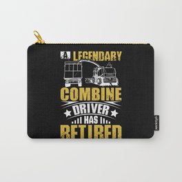Retired Combine Harvester Driver Carry-All Pouch