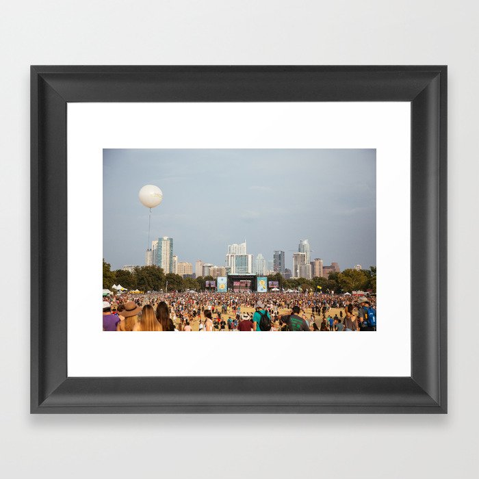 Austin City Limits Framed Art Print