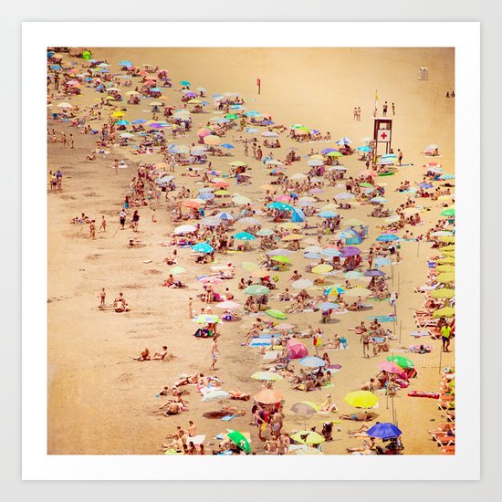 The Beach Art Print