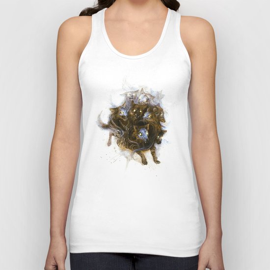 9headed Wolf Unisex Tank Top