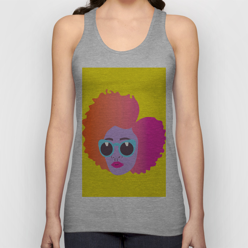 Wild Child Naturalhair Bighair Afro Afropunk Unisex Tank Top