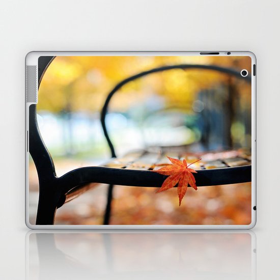 Wet Autumn Laptop & iPad Skin