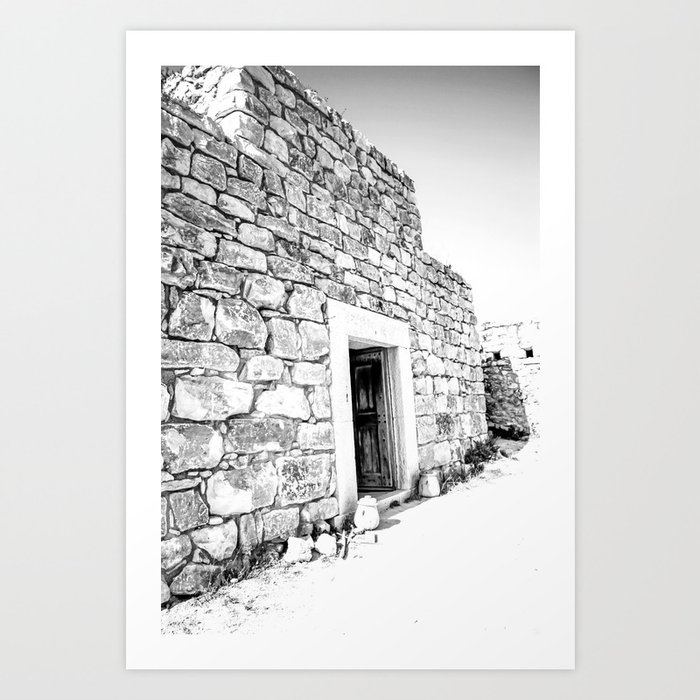 Nazareth No. 1 B&W in Israel Travel Photography Art Print
