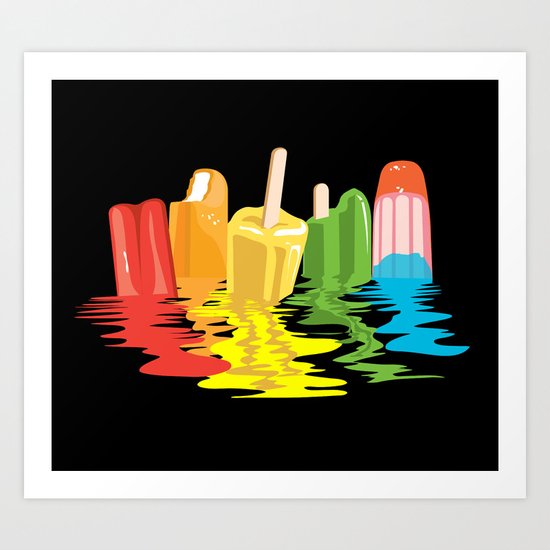 Summer of Melted Dreams Art Print