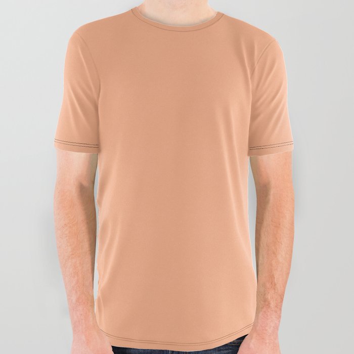 Apricot All Over Graphic Tee