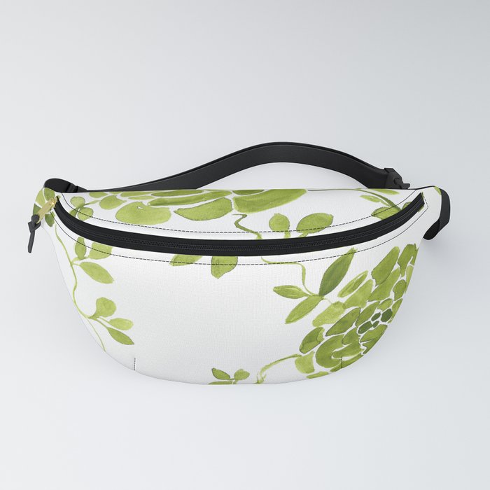 green zinnias by cocoblue Fanny Pack