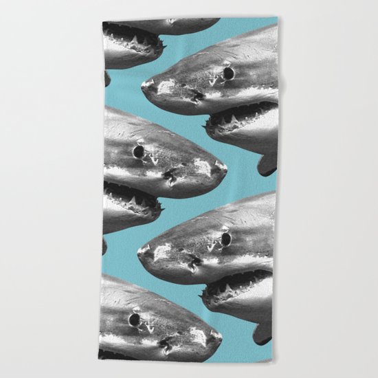 Shark pattern Beach Towel