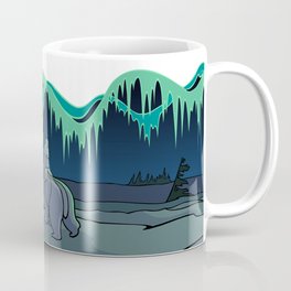Tribal Bear Art Coffee Mug | Nature, Decor, Unique, Animal, Churchill, Graphicdesign, Home, Canada, Landscape, Cub 