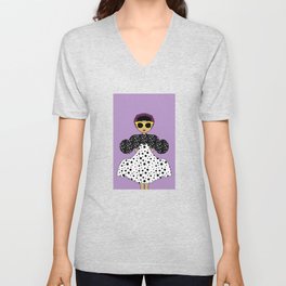 Dottie Dot Dot V Neck T Shirt