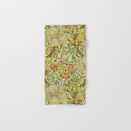 William Morris Golden Lily Vintage Pre-Raphaelite Floral Hand & Bath Towel