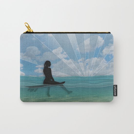 View from a Surfboard Carry-All Pouch