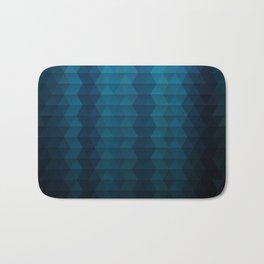 Abstract triangle background Bath Mat | Dark, Polygonal, Slope, Facet, Graphicdesign, Cover, Colorful, Background, Crumpled, Rhomb 