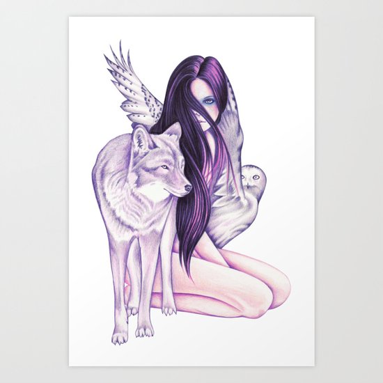 Silvermoon Art Print