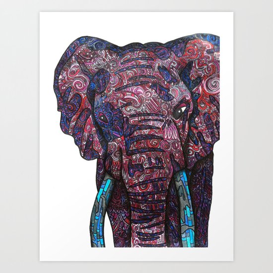 Elephant © 2012 Art Print