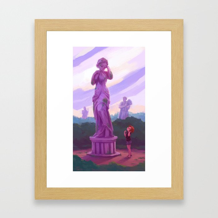 Pedestals Framed Art Print