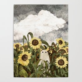 There's A Ghost in the Sunflower Field Again... Poster