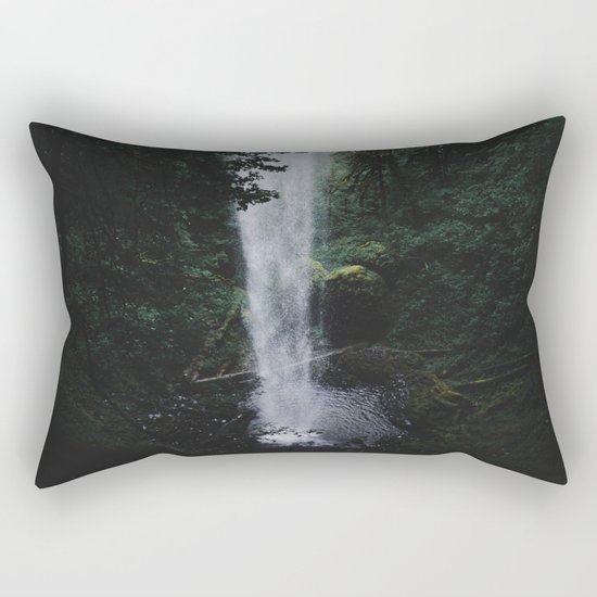 Behind the Falls II Rectangular Pillow