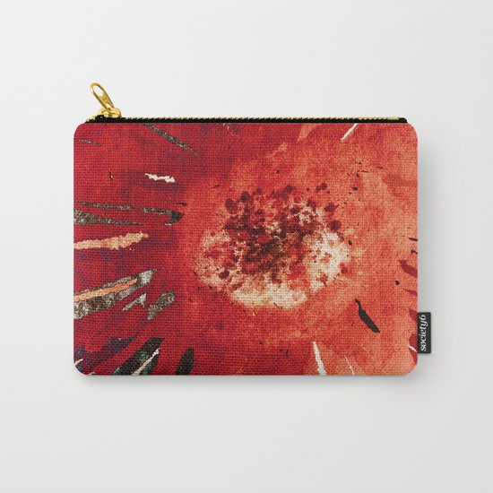 New Years Flower Carry-All Pouch