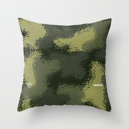 MPat Camouflage Pattern Throw Pillow