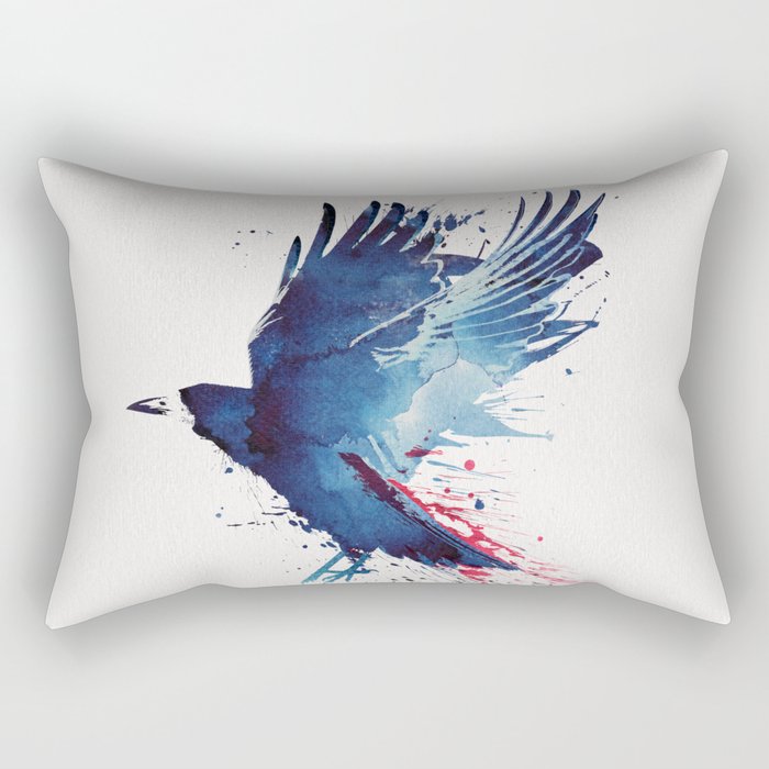 Bloody Crow Rectangular Pillow