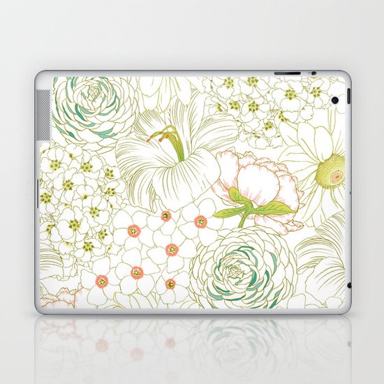 Big Blooms Laptop & iPad Skin