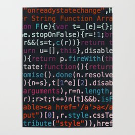 Computer Science Code Poster