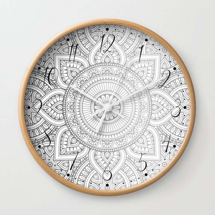 Silver mandala hotsell wall art
