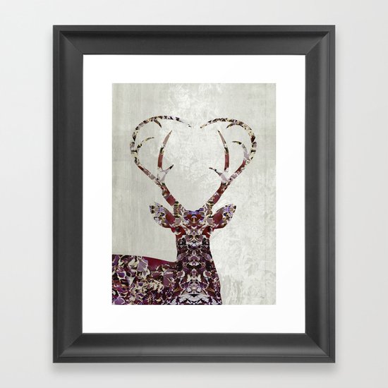 My Deer Love, Framed Art Print