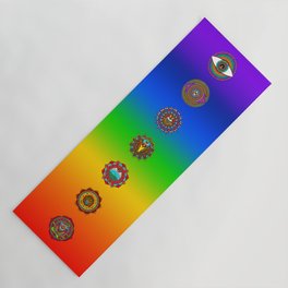 Chakra Yoga Mat - Rainbow Yoga Mat