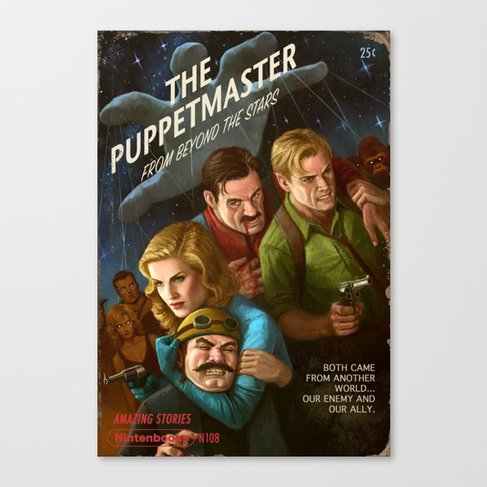 The PuppetMaster Canvas Print