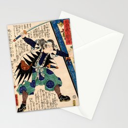 The Loyal Retainer Munefusa (Utagawa Yoshitora) Stationery Card